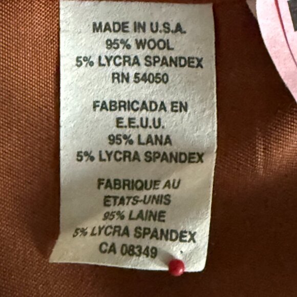 Jones NY Brown 2-piece Pant Suit. Size 6. Chic/Timeless - Picture 7 of 9